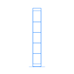 Furniture Bookcases Carlson Ii Tower Craft Design Svg File, Free Vectors File
